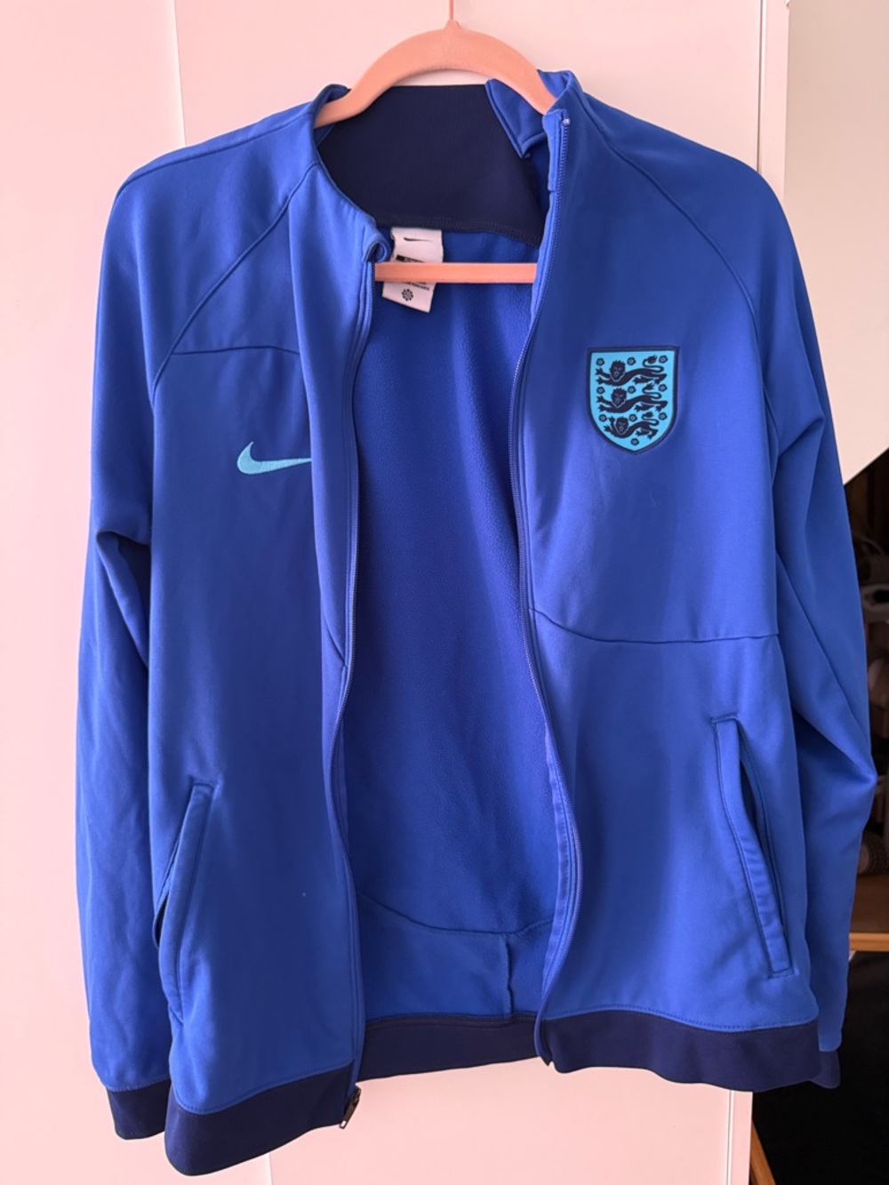 Nike Royal Blue England Crest Track Jacket